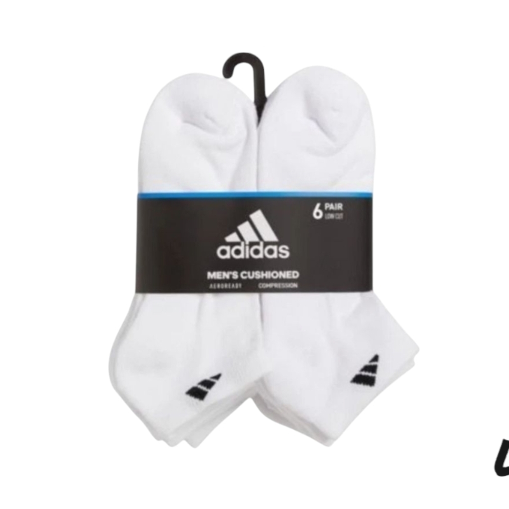White and Black No Show Socks